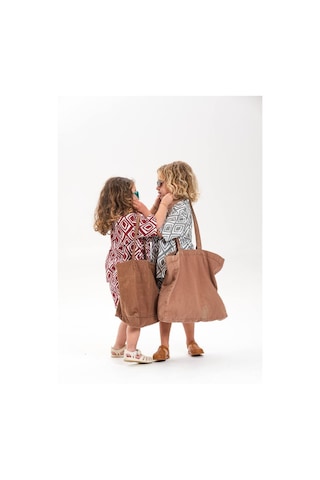 Miniko Kids Laciel Paris Keten Gömlekli Desenli Erkek Çocuk Şortlu Takım Bordo