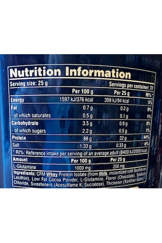 Galvanize Nutrition 100 Isolate Protein 72 Servis Cookies Ice Cream Kurabiyeli Dondurma Kurabiye Krema