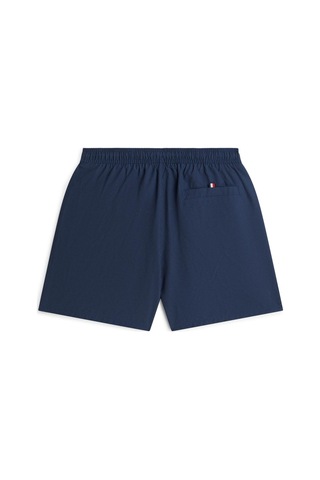 Tommy Hilfiger Medium Drawstring Ithaca Zip Erkek Mavi Yüzme Şortu-13070 Mavi