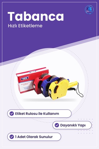 Etiket Makinesi Fiyat Etiketleme Tabancası Mağaza Market Ofis Kul