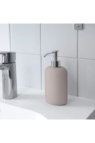 Ikea Ekoln Sıvı Sabunluk 300 Ml 4 X 8 X 18 Cm Bej