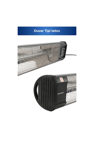 Glow Uzaktan Kumandalı Karbon Infrared Isıtıcı 2500w Duvar Tipi Teras Balkon 5963