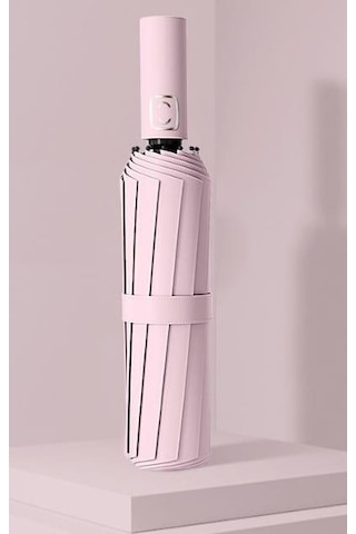 Beluga Tam Otomatik Uv Korumalı Şemsiye Tek Tuşla Aç / Kapat Pembe Pembe