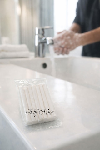 Elif Mira Şeffaf Jelatin Sargılı Buklet Misafir Otel Sabunu 600 x 12 G