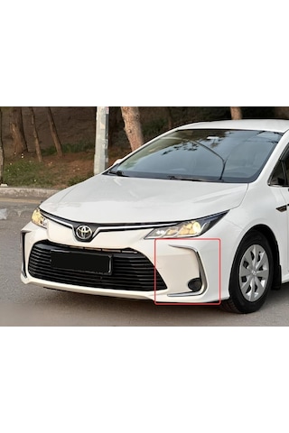 Toyota Corolla Uyumlu Krom Sis Farı Çerçevesi 2 Parça 2019 Ve Üzeri