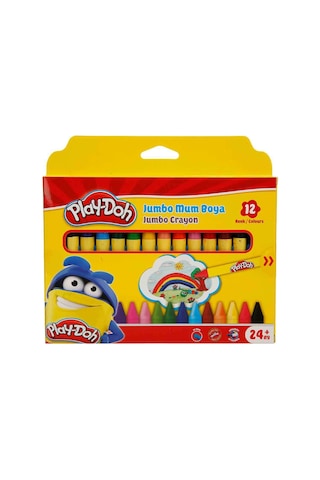 Play-Doh Jumbo Crayon Mum Boya 12 Renk Play-Doh Jumbo Crayon Mum Boya 12 Renk