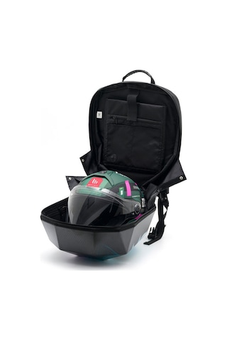 Missidea Kurt Led Gözlü Motosiklet Sırt Çantası+powerbank lidir Çok Renkli