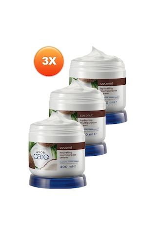 Avon Care Hindistan Cevizi Yağı İçeren Çok Amaçlı Krem 3 x 400 ML
