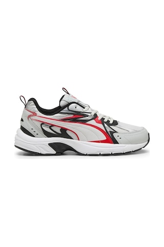 Puma Milenio Tech Siyah Kadın Sneaker Gri - Kırmızı