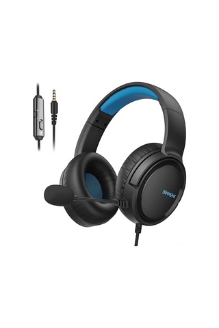 Ximistore9 Bg02 Oyun Kulaklığı, Mikrofonlu, Gürültü Engelleme, 50mm Surround Ses, Pc/laptop Uyumlu, Siyah-mavi
