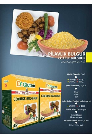 Pilavlık Bulgur 500 G. Glutensiz