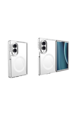 Samsung Uyumlu Galaxy Z Fold 8 Kılıf Lifepro Xtreme Köşe Koruma Ve Leke Tutmama Teknolojisi Magsafe Koruyucu Kapak Şeffaf