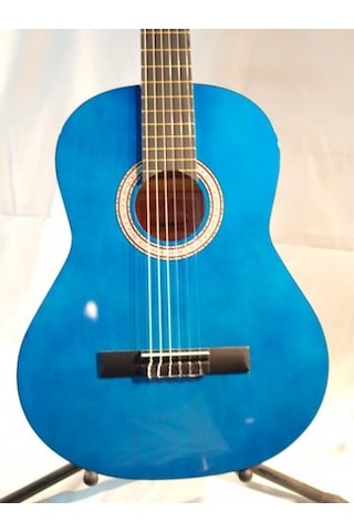 Barcelona Lc3900Bl Mavi Renk Tam Boy Klasik Gitar-Kılıf