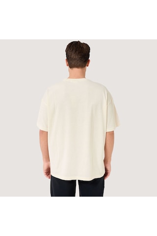Beyaz Fila Erkek T-shirt Delgado Fam0564 Beyaz