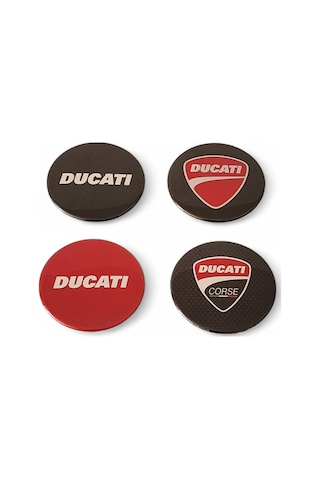 Motosiklet Magnet Set 2 Ducati 4'lü Magnet Karışık Renkli