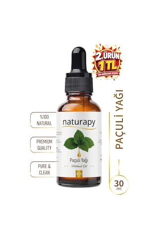 Paçuli Yağı Patchouli Oil Uçucu Yağ 30 Ml Damlalıklı Cam Şişe