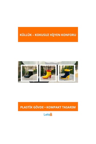 Şık Çizme Tasarımlı Kokusuz Dayanıklı Küllük