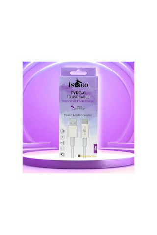 Şarj Kablo Usb Type-c Mikro 60 Volt