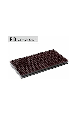 P10 Kırmızı Led Panel Kayan Yazı 16x32cm Kırmızı P10 Kırmızı Led Panel Kayan Yazı 16x32cm Kırmızı