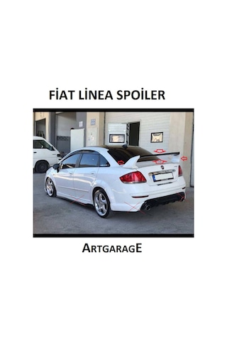 Fiat Linea Boyasız Yüksek Spoiler-fiberglass