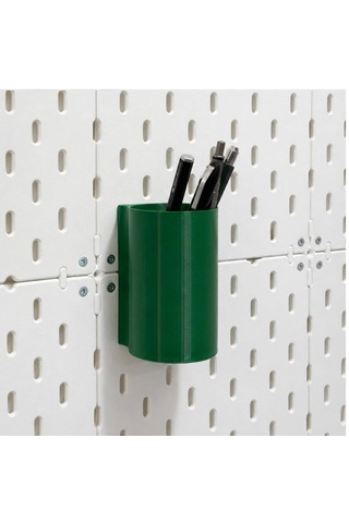 Pegboard Duvar Düzenleyici Organizer Seti Kalemlik, Çok Amaçlı Kutu, Mini Raf Ve Askılık Modüllü Modüler Duvar Organizasyon Sistemi Yeşil