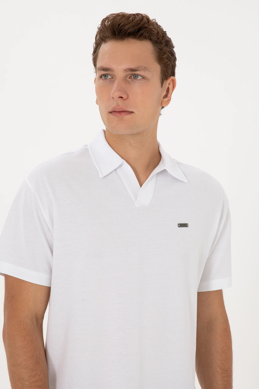 U.s. Polo Assn. Erkek Beyaz Tişört 50324787-vr013 Beyaz
