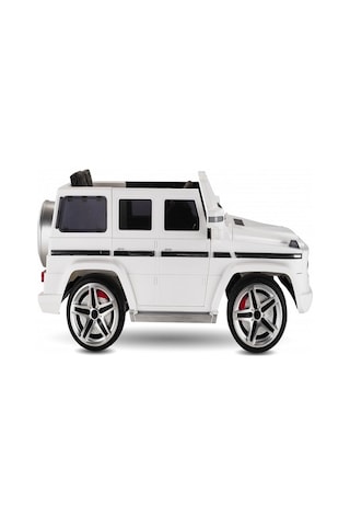 Babyhope 439 Akülü Jeep Araba Sedef Beyaz
