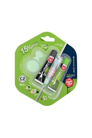 Zipper Glue C2 Şeffaf Yapıştırıcı 16 Gr Hızlı Yapıştırıcı