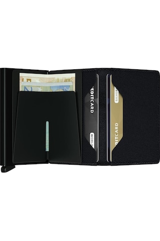 Secrid Slimwallet Crisple Black Cüzdan