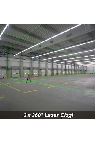 Kobb  Kbl34gtp 40 Metre Profesyonel Li-ion Şarjlı 3x360⁰  Otomatik