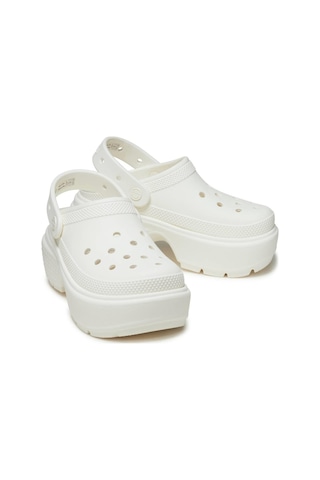 Crocs Stomp Clog Unisex Terlik 209347-0wv Beyaz
