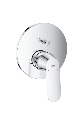 Grohe Eurosmart Cosmo 24045000 2 Çıkışlı Divertörlü Ankastre Banyo Duş Bataryası Krom Gri