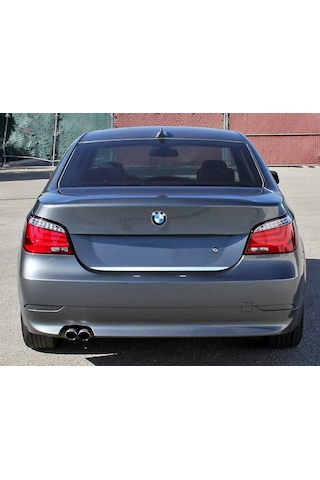 Bmw E60 Formlu Krom Bagaj Alt Çıtası 2003-2010 Arası Paslanmaz Çe N11.2337