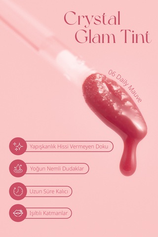 Clio Crystal Glam Tint 06 Daily Mauve 06