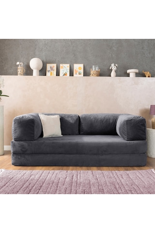 Argimo Godila Çok Amaçlı Sofa Çift Kişilik Yatak Koltuk Antrasit