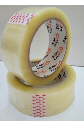 Şeffaf Koli Bandı 36Mm X 80 Metre Hotmelt