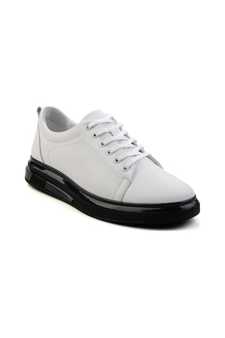 Beyaz Leather Erkek Casual Ayakkabı E01018033343 Beyaz