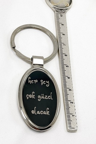 Çelik Her Şey Çok Güzel Olacak Anahtarlık Hediye Anahtarlık
