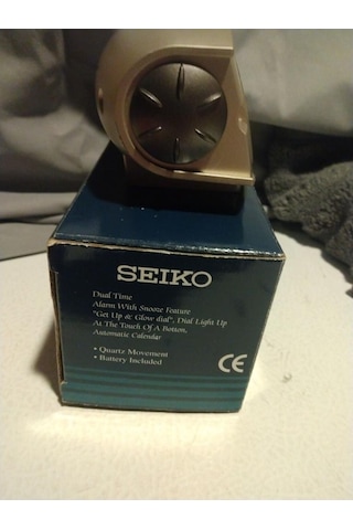 Seiko Qhl006g Alarmlı Dijital Masa Saati