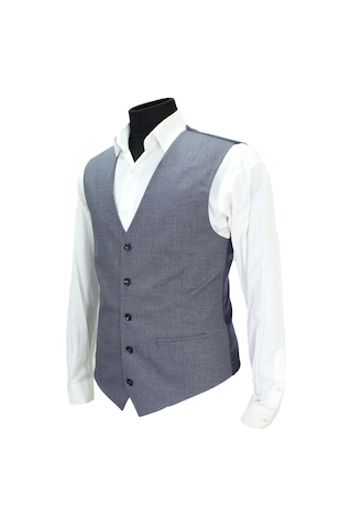 Mentor Regalo Erkek Yelek V Yaka Lacivert Desenli 50610 L
