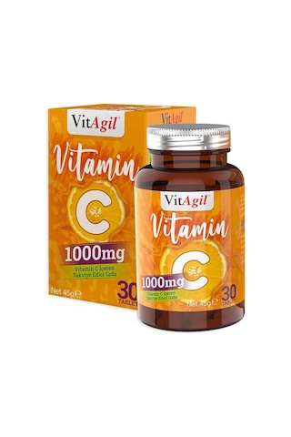 Allergo Vitagil Vitamin C 1000 Mg 30 Tablet Allergo Vitagil Vitamin C 1000 Mg 30 Tablet