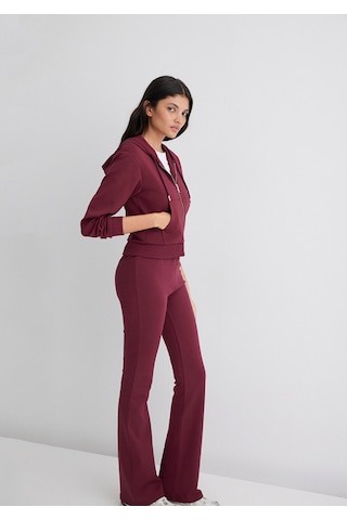 Mavi - Kapüşonlu Bordo İnterlok Sweatshirt 1s10424-70394 Bordo