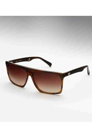 A M Eyewear Cobsey 28-vg-brg 61 Unisex Güneş Gözlüğü Kahverengi