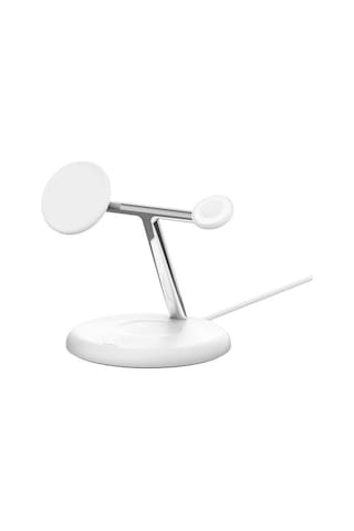 Belkin Wız023vfwh Qi2 15w 3in1 Magsafe Şarj Standı - Beyaz