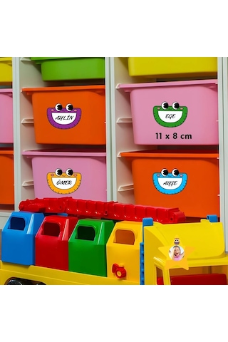 Öğrenci Yaka Ve Dolap İsim Kartları 40'lı Paket