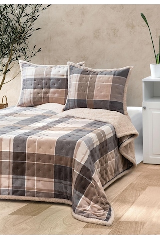 Merinos Allday Çift Kişilik Yatak Örtüsü Seti Stephanie Bej - Krem