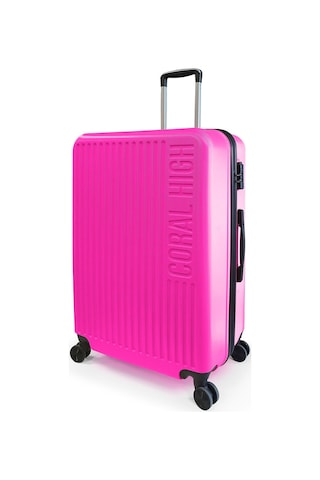 Coral High Abs Pembe Büyük Boy Valiz 16418 Pembe