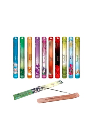 Flute 200 Adet Karışık Tütsü + Tütsü Kayığı