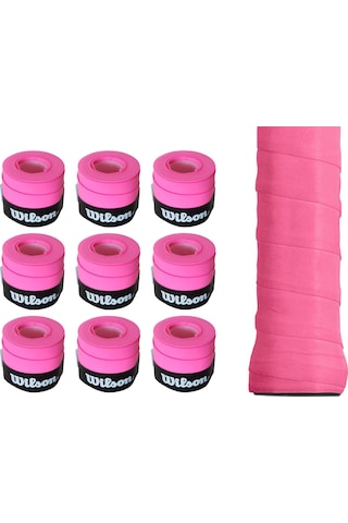 Wilson Bowl O Grips Overgrip 9 Adet Tekli Pembe Grip Pembe