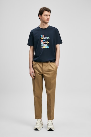 Lufian Good Modern Grafik T- Shirt Lacivert Lacivert 111020290100200